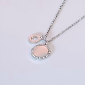 NWT-Kate Spade Spot the Spade Pave Necklace, 💯 Authentic, Adjustable.